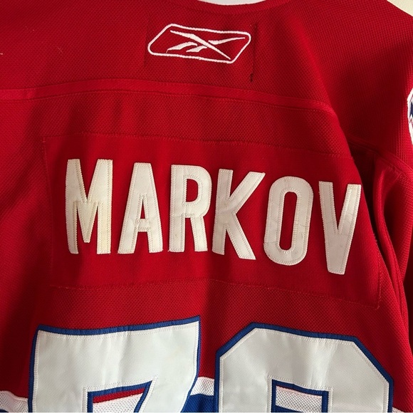 Vintage Andrei Markov 79 Candiens de Montreal Jersey Match des Étoiles STRAP - Picture 13 of 16